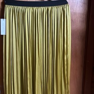 Rachel Zoe A-Line Skirt in Mustard Yellow